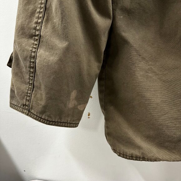 Vintage J Crew Upcycled Barn Jacket Chore Coat XL Plaid Flannel Lined - Picture 5 of 11